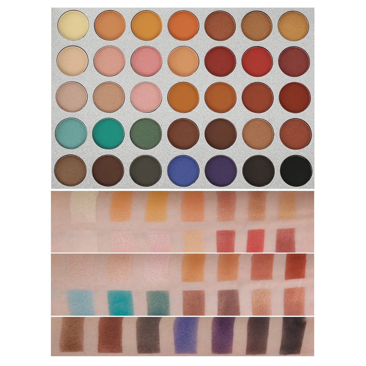 BEAUTY GLAZED Impressed Me Perfect 35 Colors Matte Shimmer Waterproof Longlasting Makeup Palette
