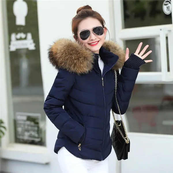 Brown Cotton-Fill Winter Parka