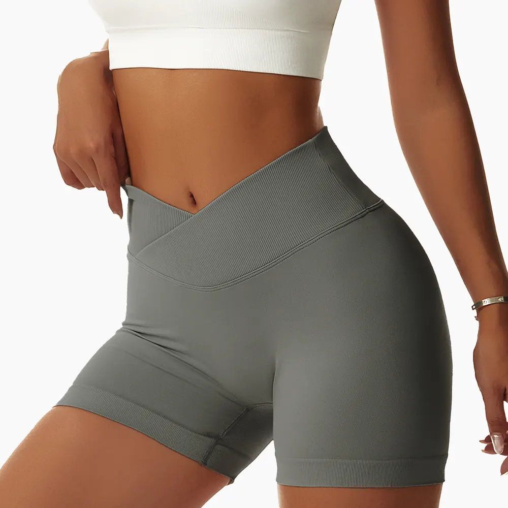Fitted Nylon Sports Shorts