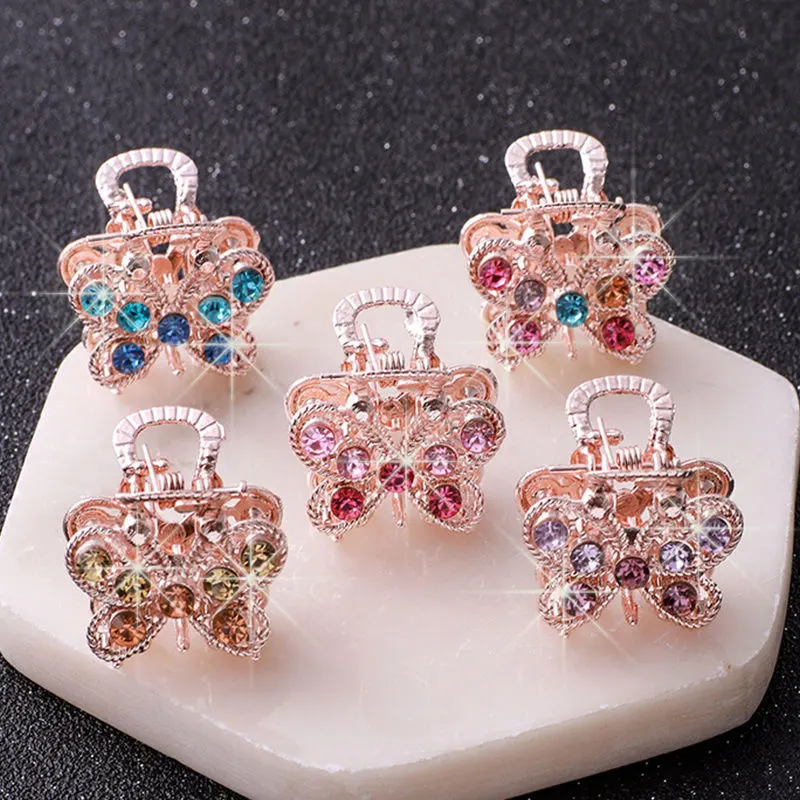 Butterfly Clasp Hair Pins, Set of 5