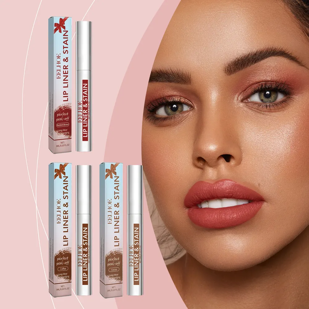 Peel-Off Lip Gloss, Red Brown