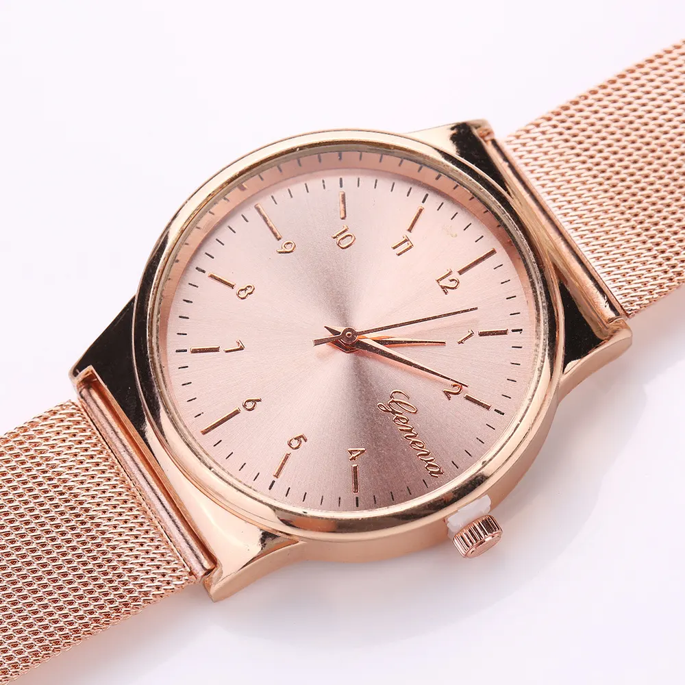 Gold Metal Sports Watch