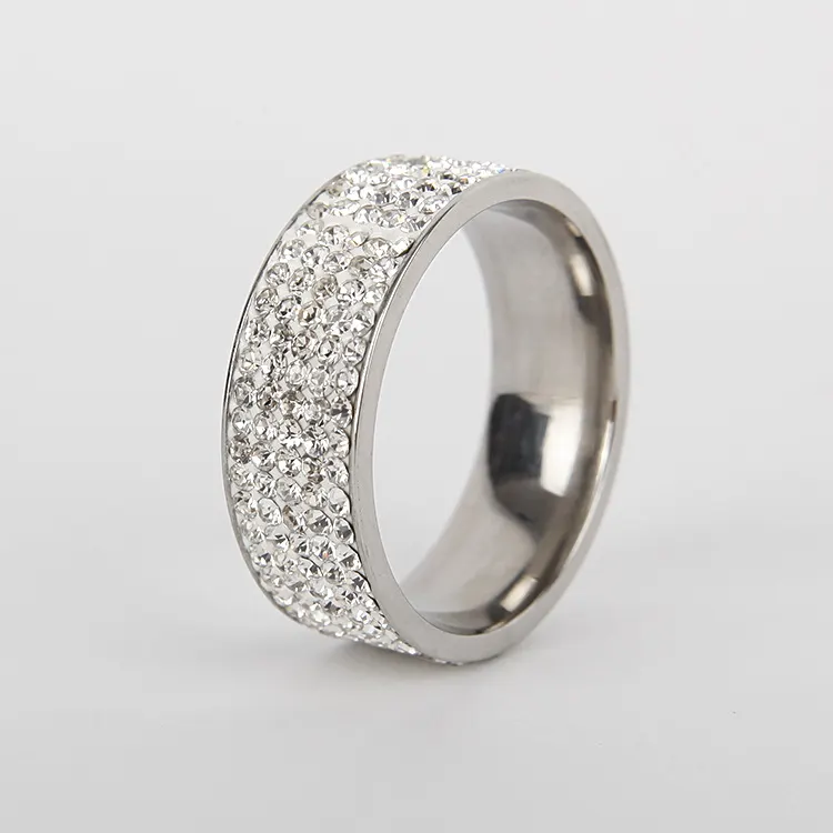 Wave Titanium Steel Ring