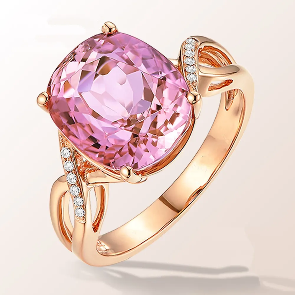 Tourmaline and Zircon Inlay Ring