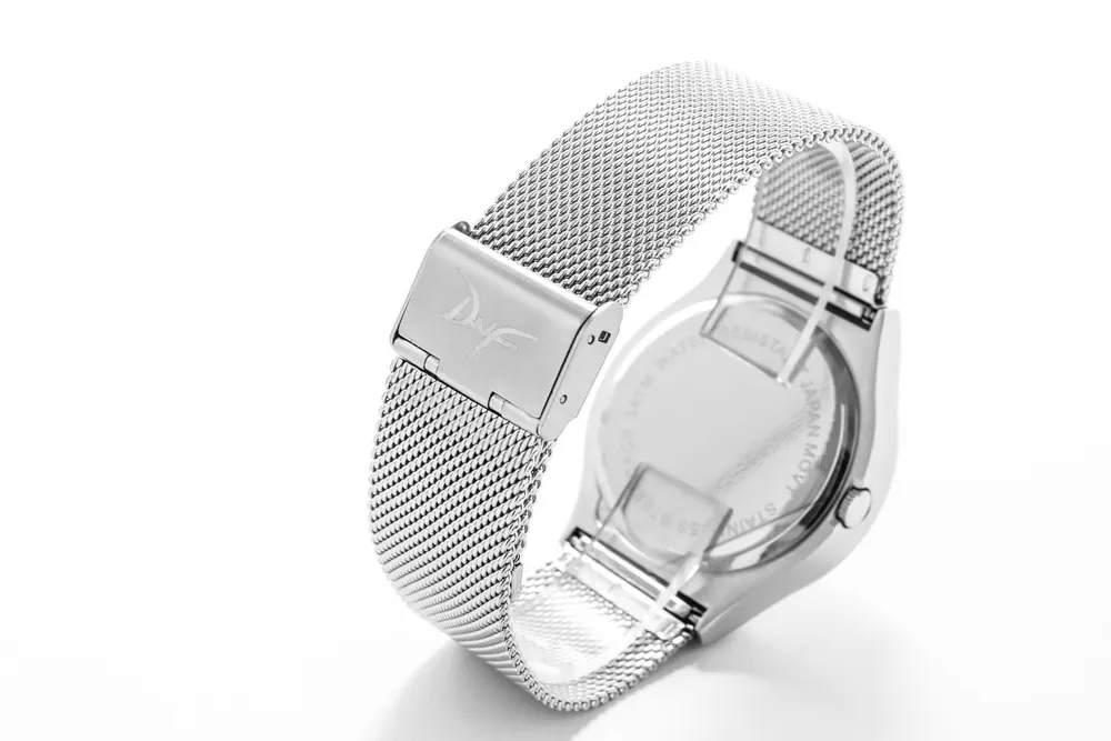 Steel Quartz Wristwatch, 40mm