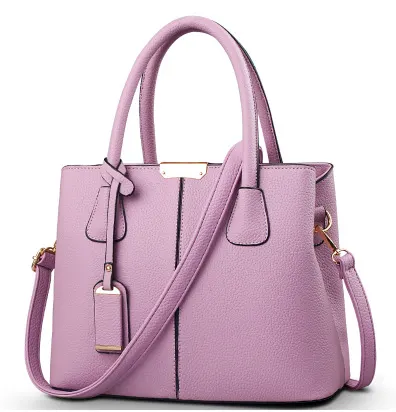 Lychee Texture PU Shoulder Bag