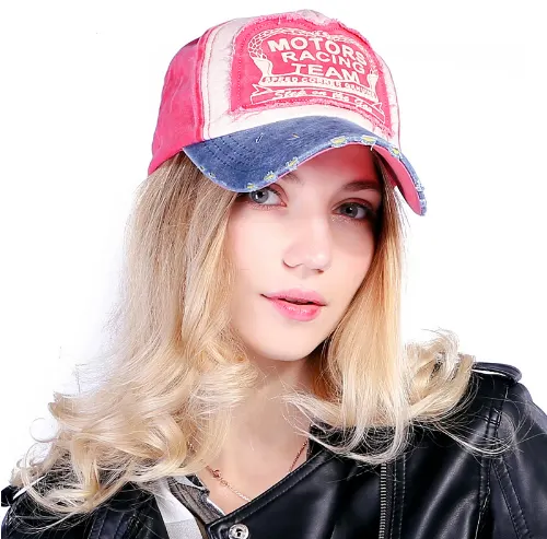 Color-Block Cotton Baseball Cap