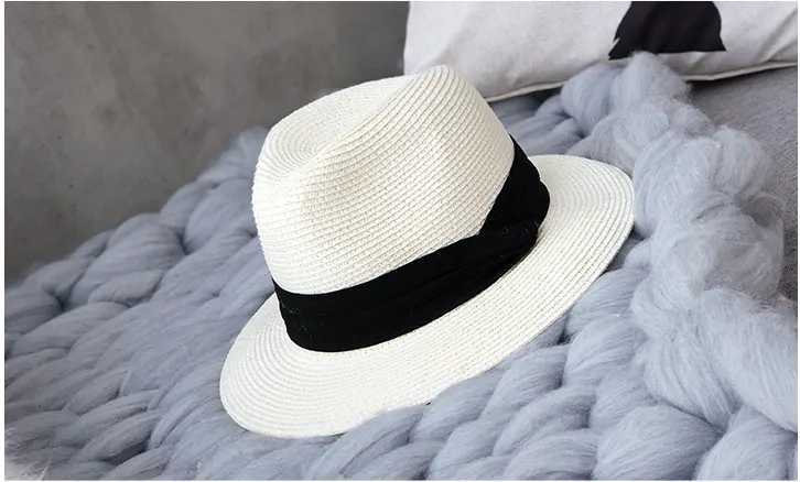 Woven Straw Panama Hat
