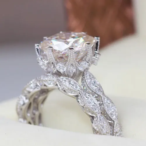 Electroplated Alloy Zircon Ring