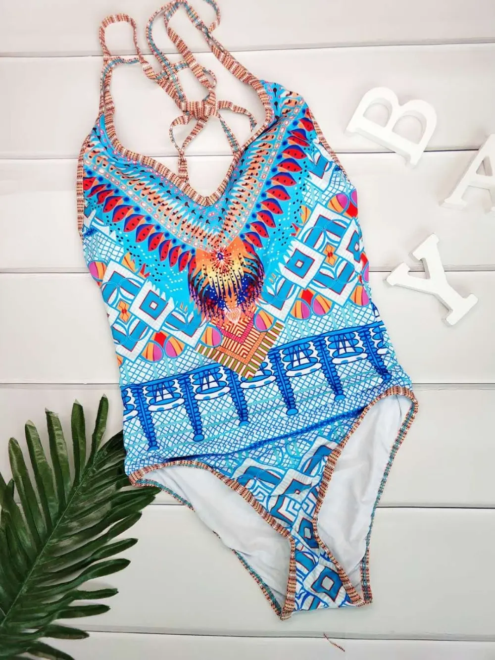 Printed One-Piece Swimsuit