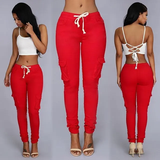 Cotton Mid-Rise Casual Trousers