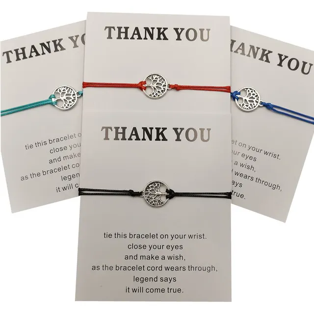 Tree of Life Woven Cord Bracelet