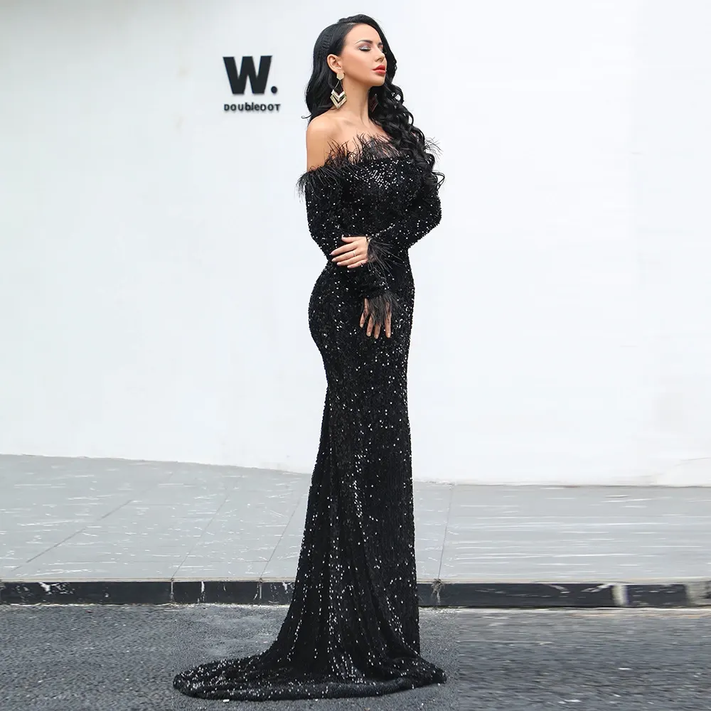 Cotton-Lined Evening Dress