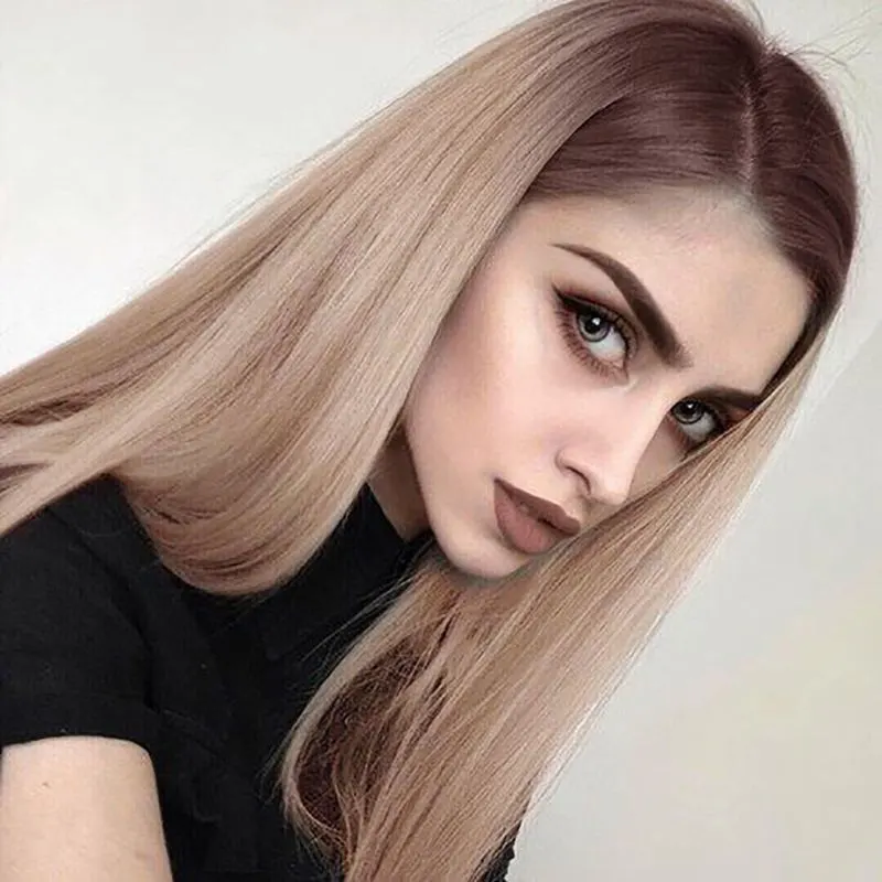 Long Straight 26-Inch Wig