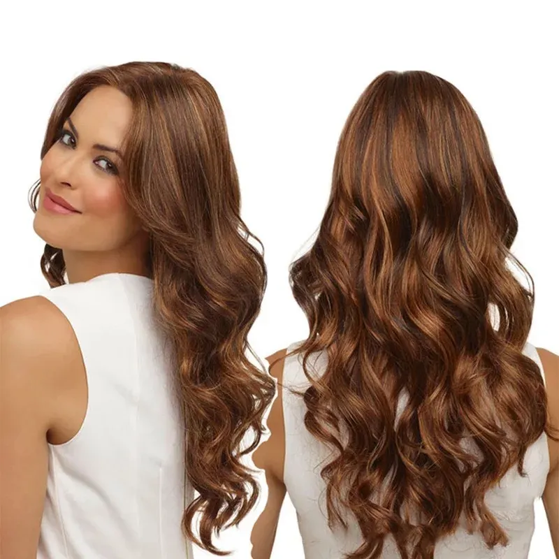 Mid-Part Heat-Stylable Wig