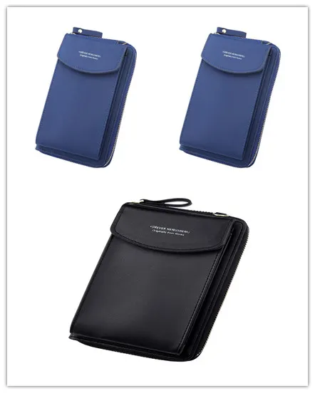 Zip-Top Crossbody Phone Bag