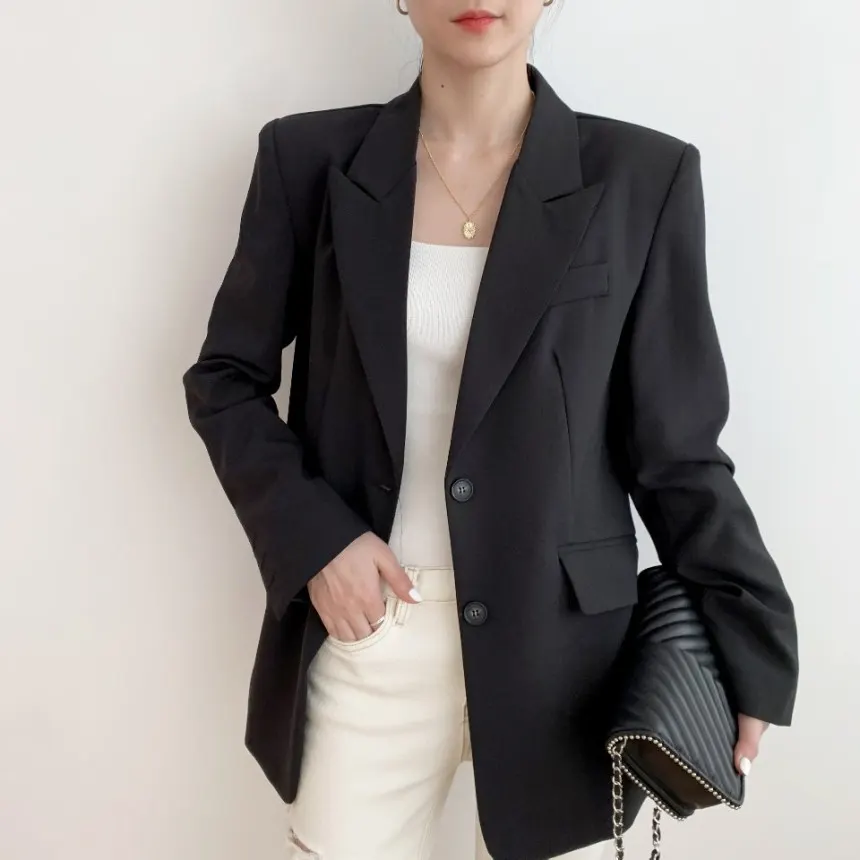 Short Belted Suit Blazer