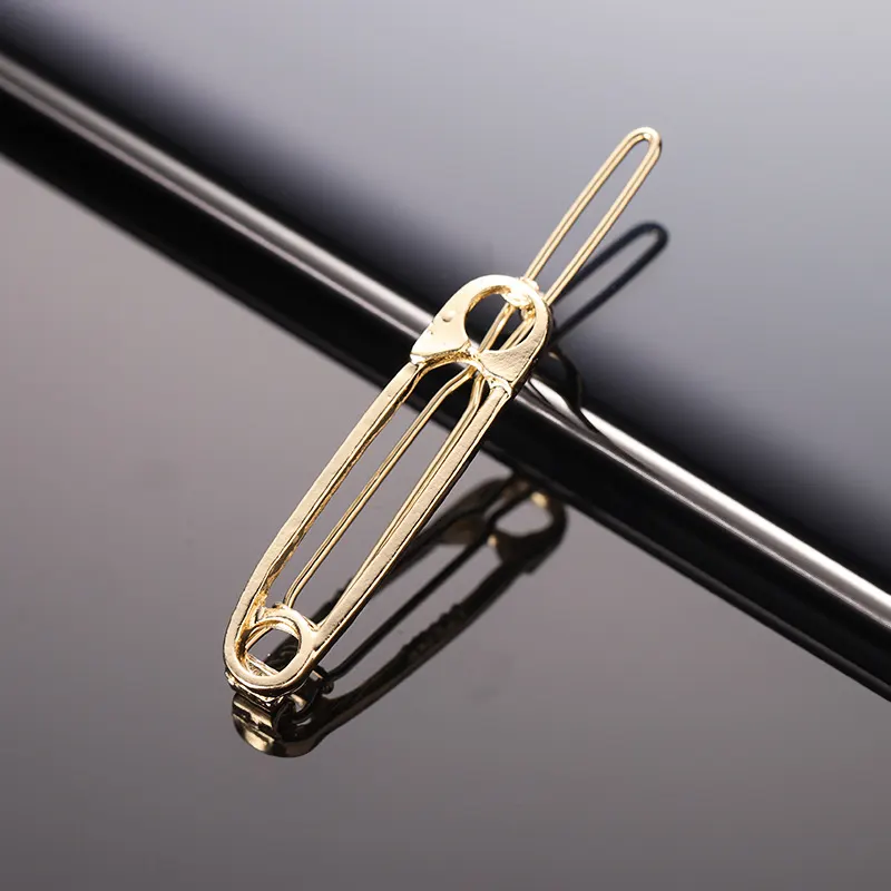 Hollow Geometric Metal Hair Clip