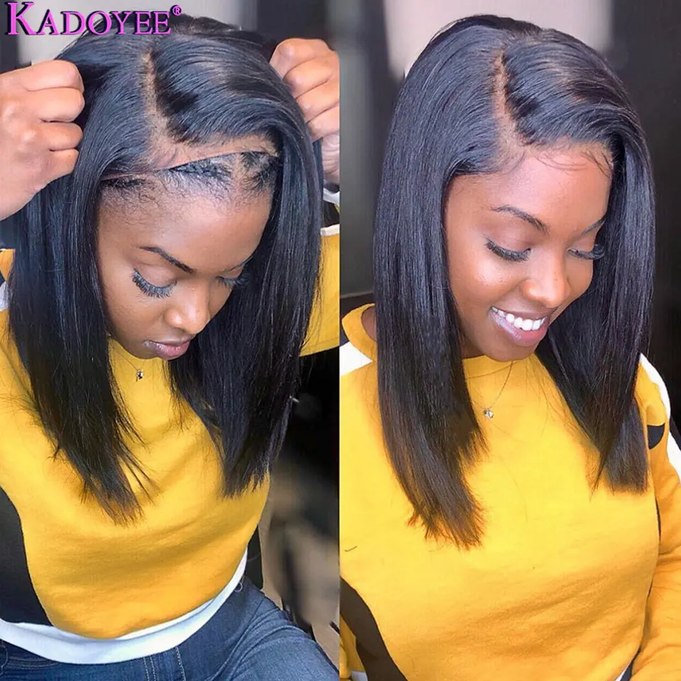 Human Hair Lace Front Wig, 150% Density