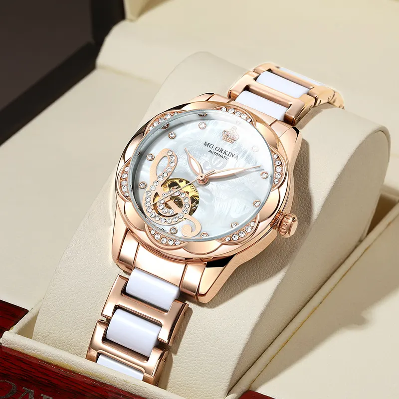 36mm Mechanical Watch with Luminous Dial