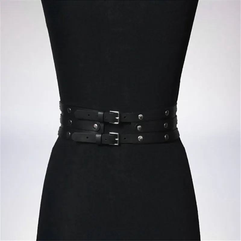 Three-Layer Metal Hoop Waist Belt