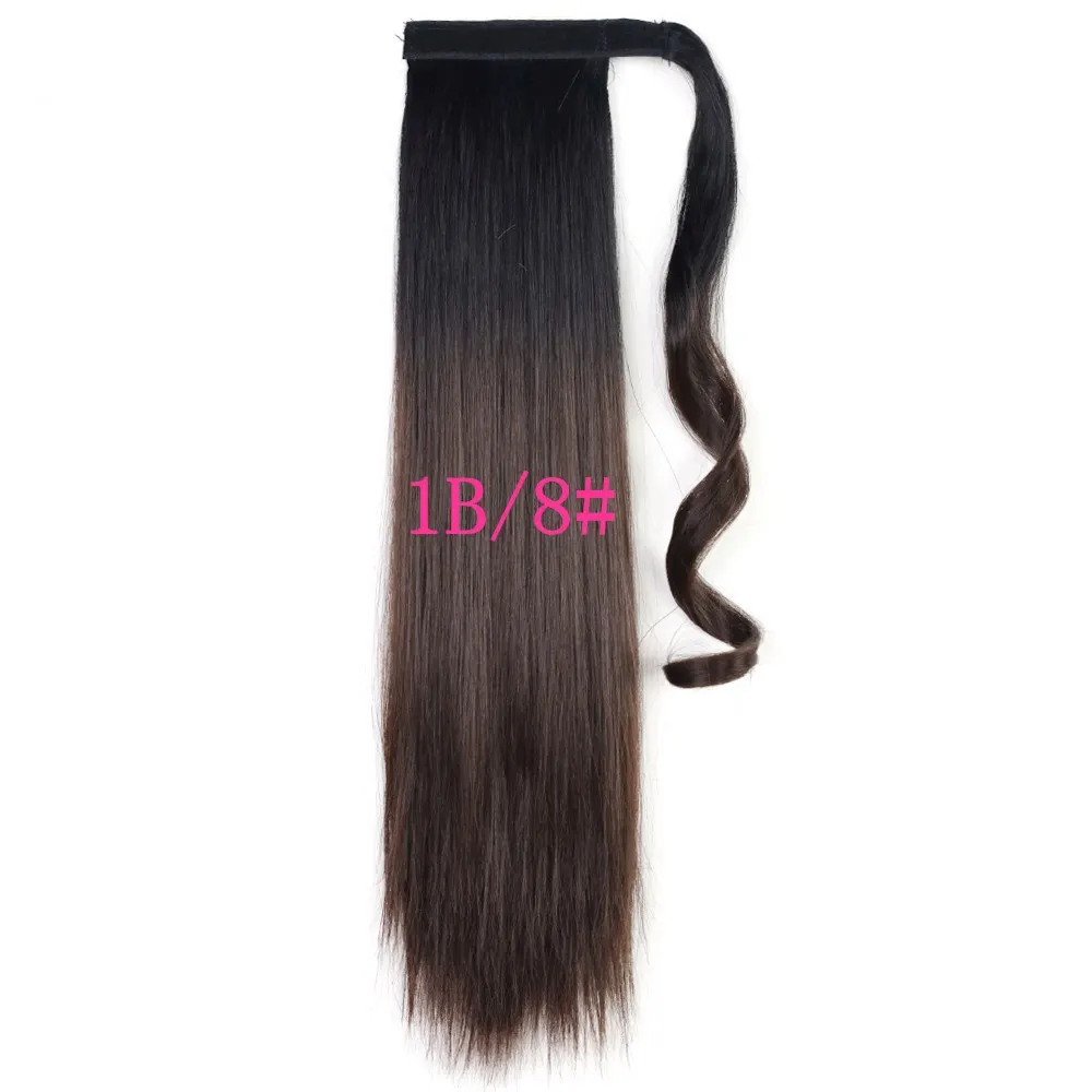 Straight Wrap-Around Clip-In Ponytail