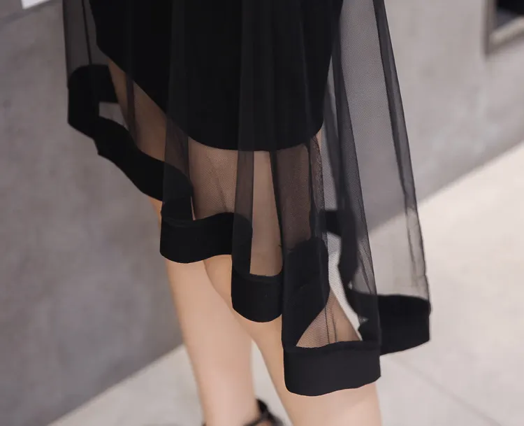 Asymmetric Dovetail Hem Pencil Skirt