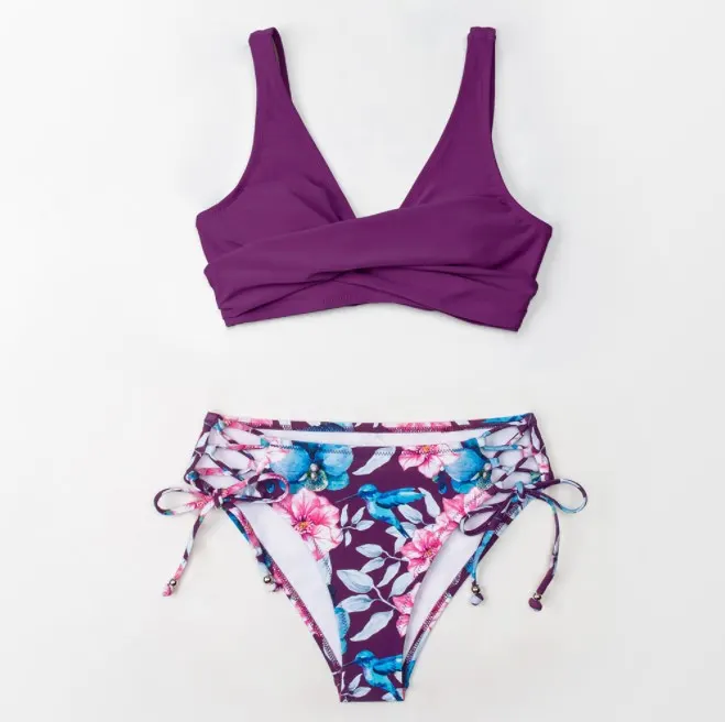 Printed High-Elasticity Bikini Set