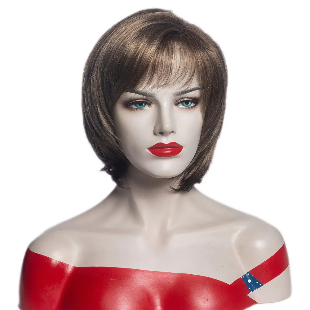 Synthetic Fiber Fashion Wig Set