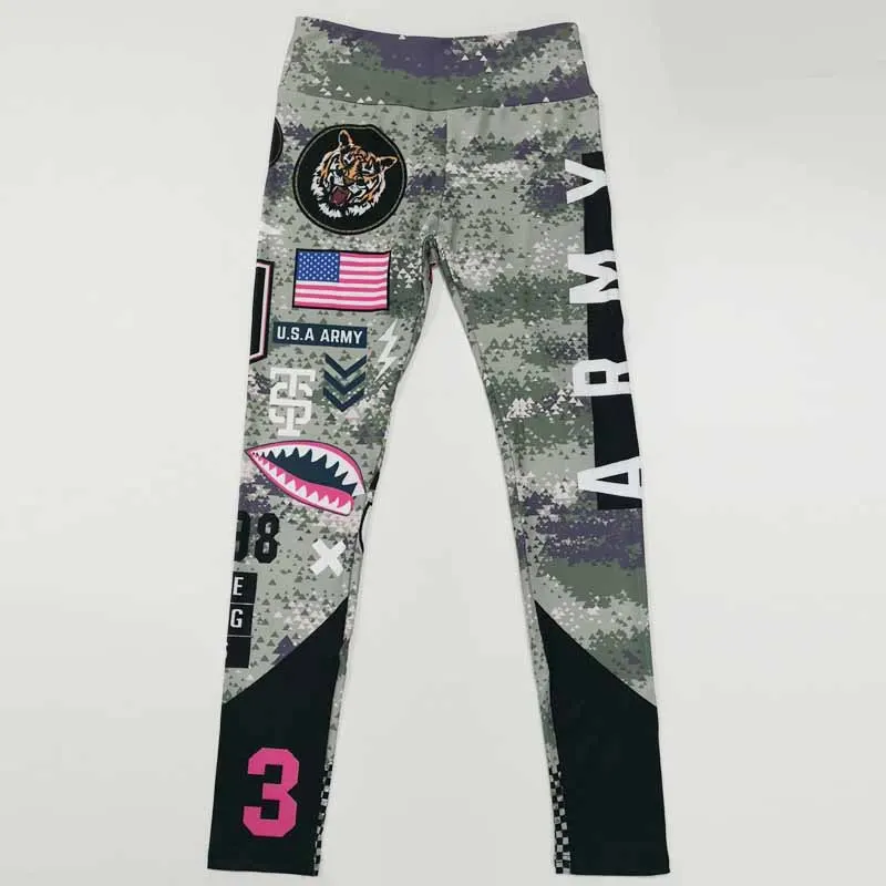 Navy Stretch Gym Leggings