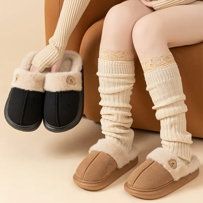 Plush Fleece Indoor Slippers