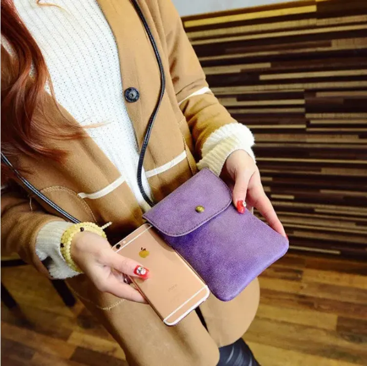 Matte Vegan Leather Crossbody Bag