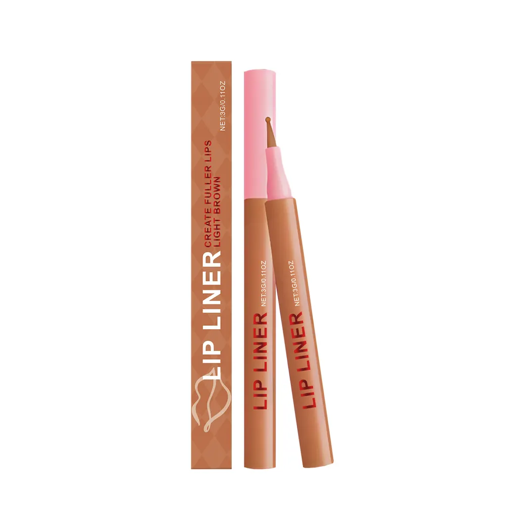 Waterproof Light Brown Lip Liner