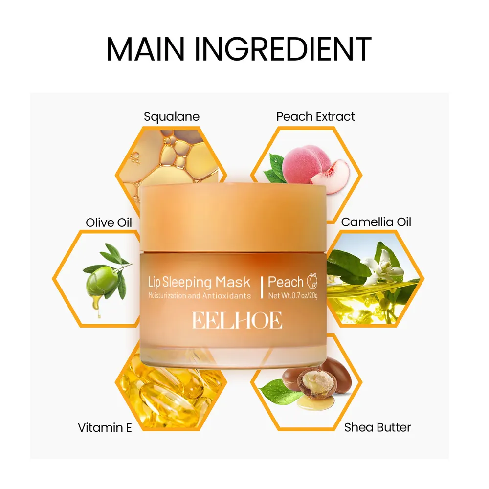 Peach Shea Lip Sleeping Mask