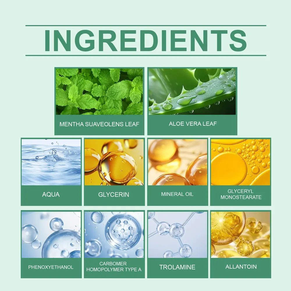 Mint and Aloe Cooling Body Cream