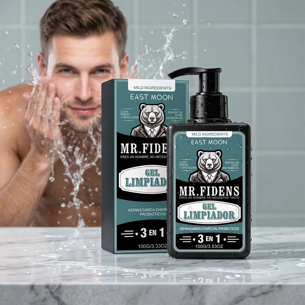 Charcoal Menthol Facial Cleansing Gel