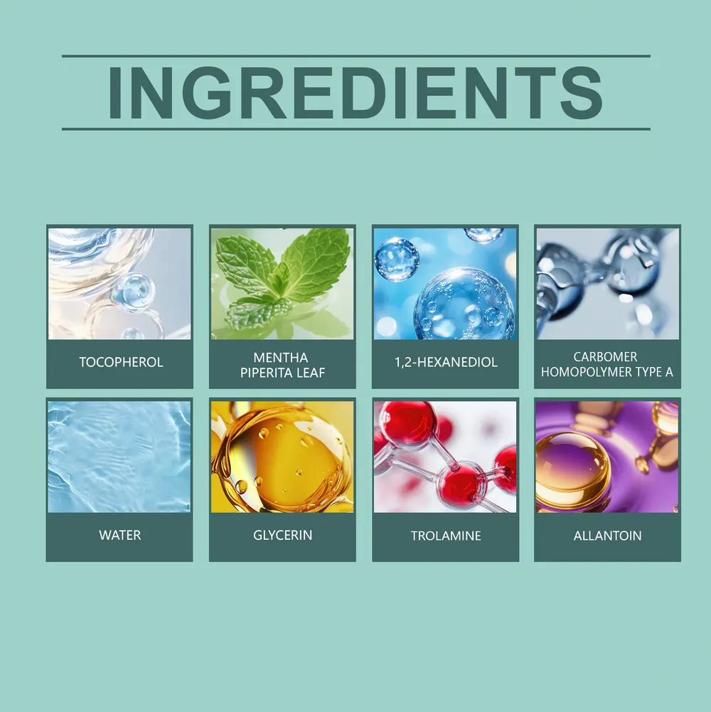 Mint and Tocopherol Skin Gel