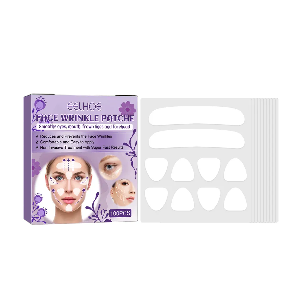 100-Piece Silicone Facial Smoothing Patch Set