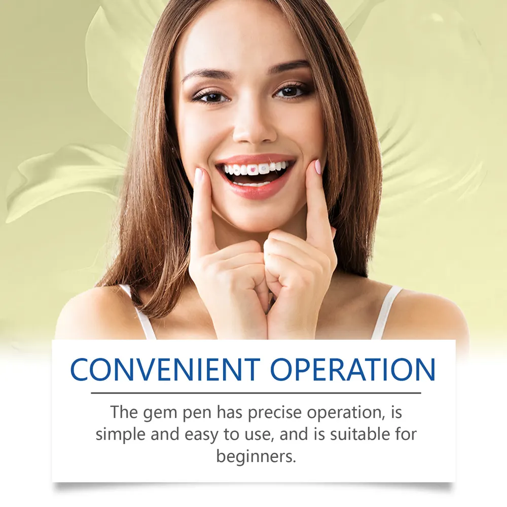Tooth Gem Kit with UV Curing Light