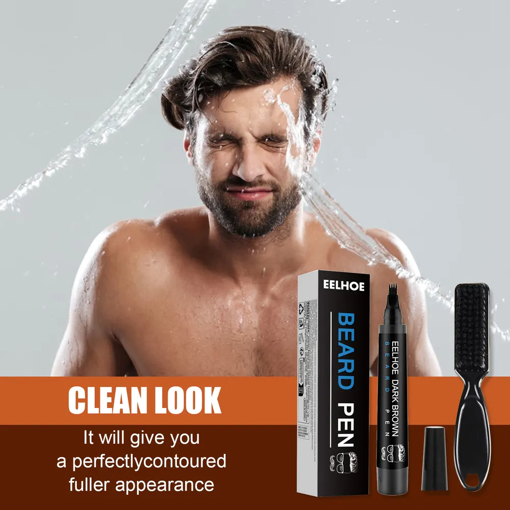 Waterproof Beard Filler Pencil Kit