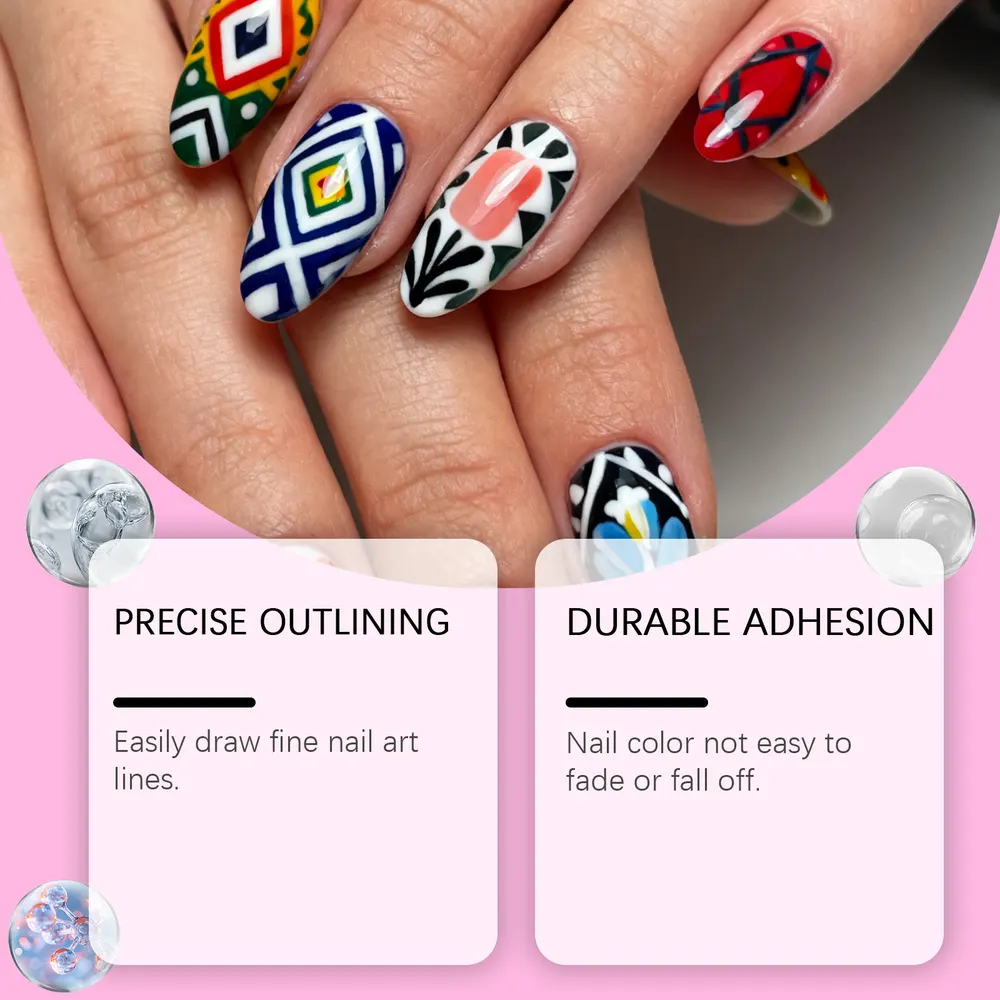 12-Piece Precision Nail Art Pen Set