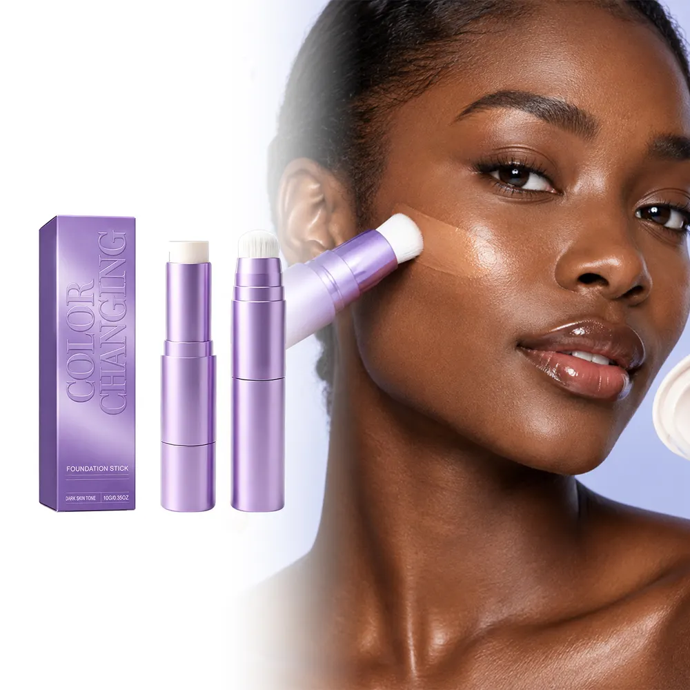 Color-Changing Foundation Stick with Brush