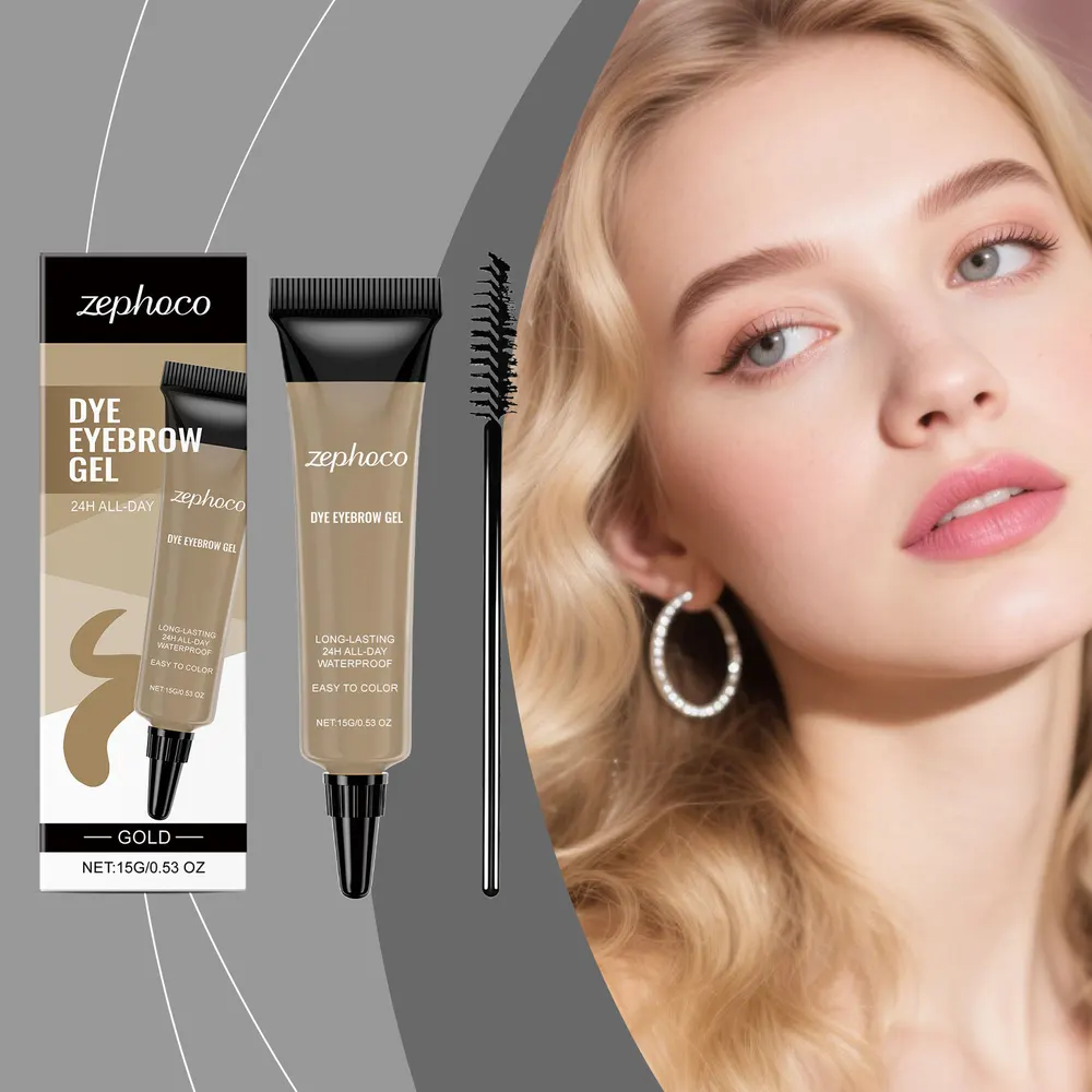 Waterproof Gold Eyebrow Gel