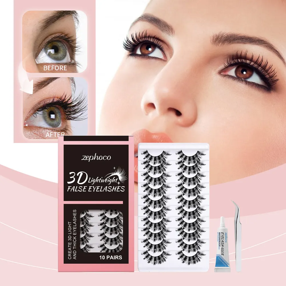 3D Lightweight False Eyelash Set