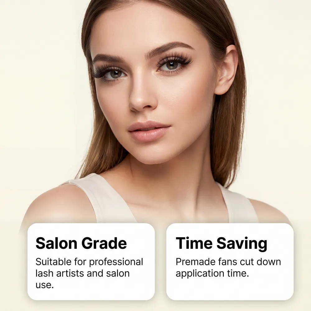 Lightweight Single-Cluster False Lashes