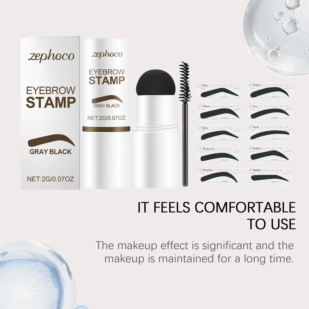 Waterproof Eyebrow Powder Stamp Set