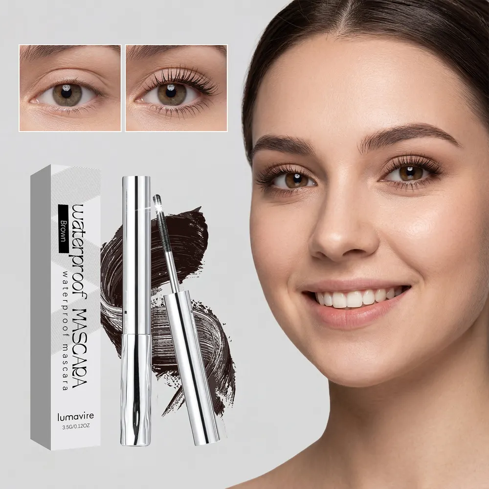 Brown Waterproof Curling Mascara