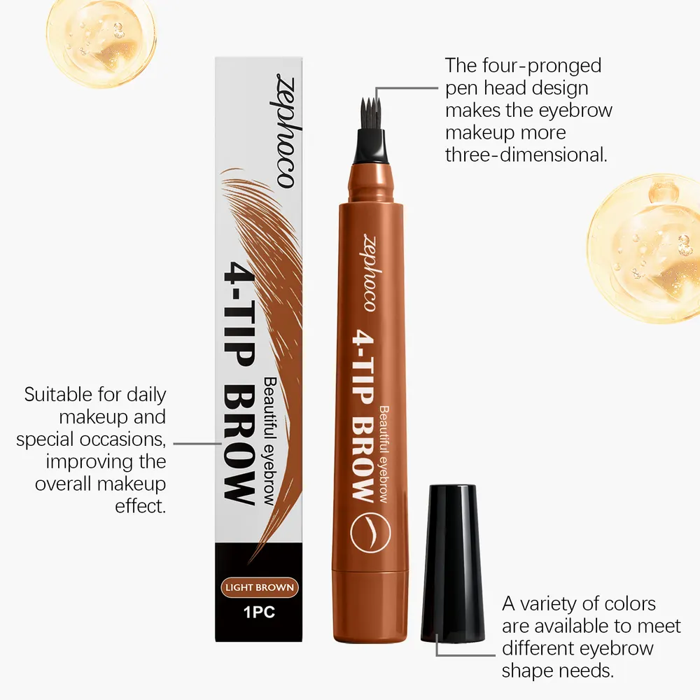 Light Brown Four-Prong Brow Pencil