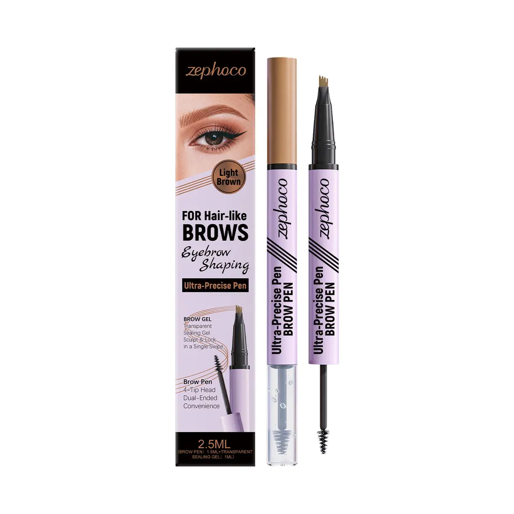 Waterproof 2-in-1 Brow Pencil, Light Brown