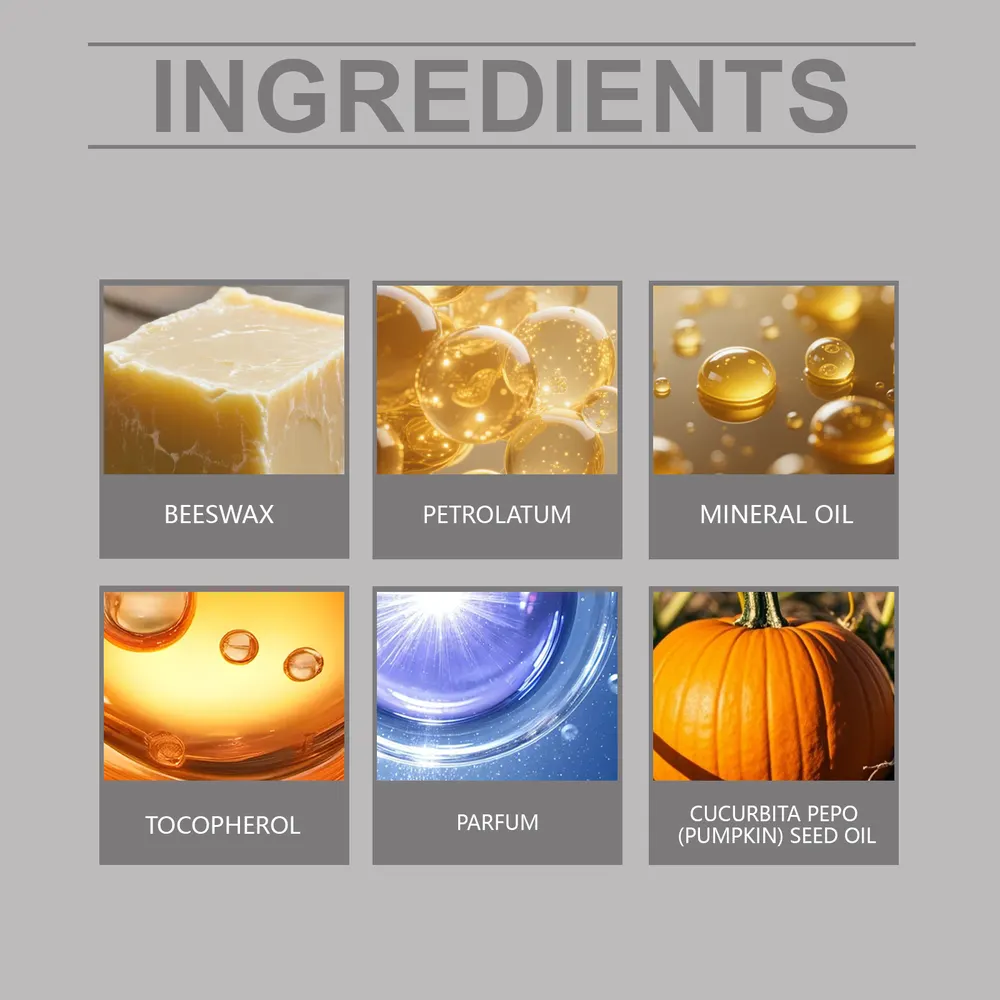 Pumpkin Seed Oil Lip Mask with Vitamin E